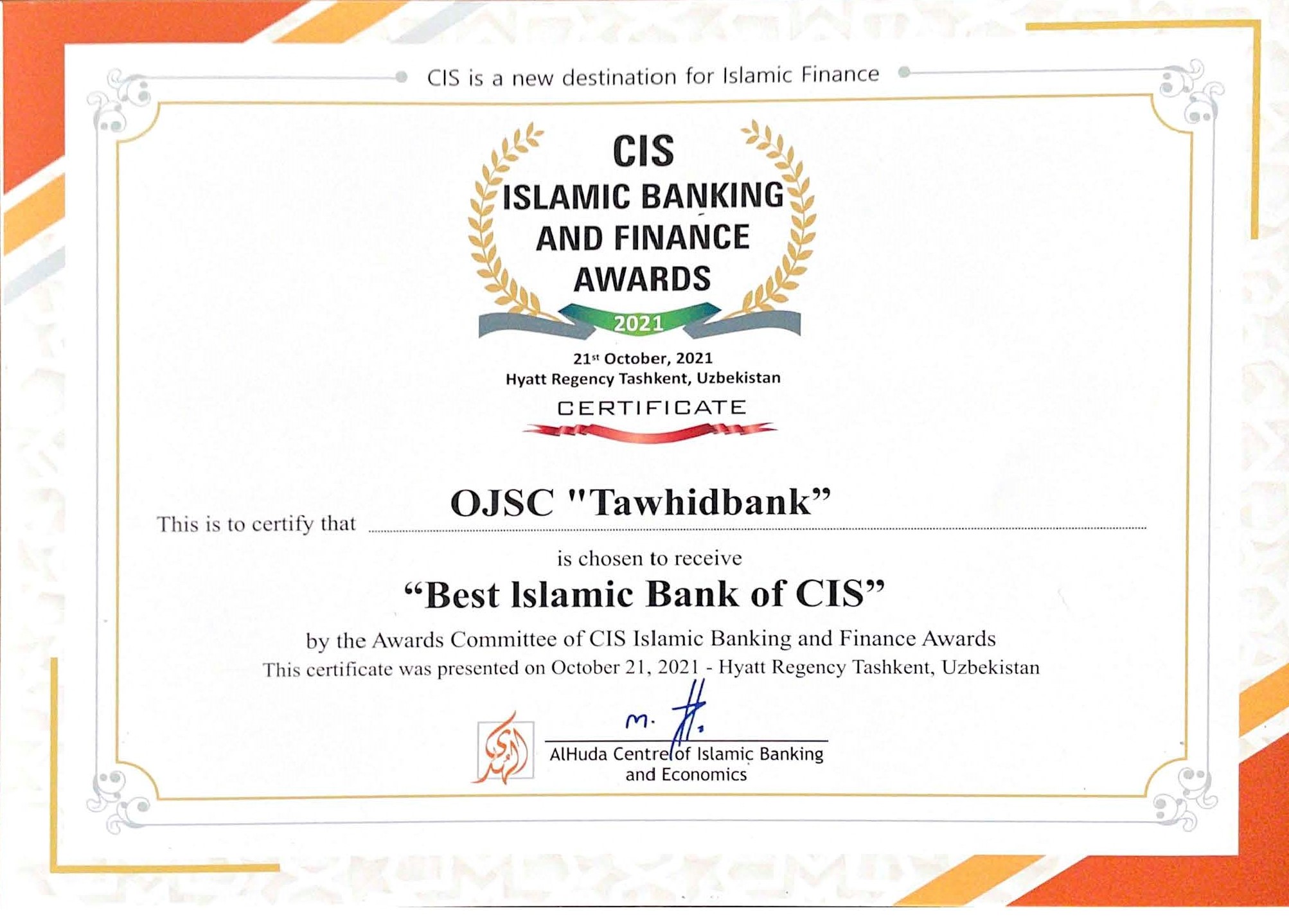 Tawhidbank has great news!